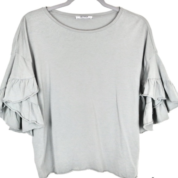 Zara Tops - ZARA  Gray semi formal blouse 🦋